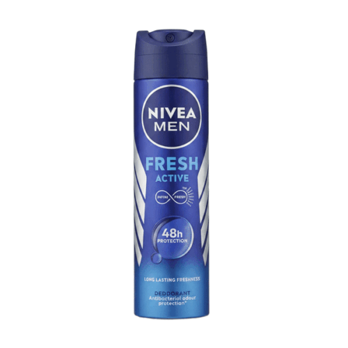 اسپری ضد تعریق مردانه نیوا مدل Nivea fresh Active infini fresh antibacterial 48h